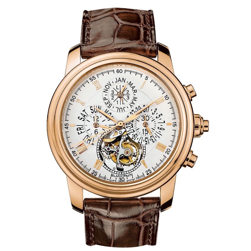 Blancpain 4289Q-3642-55B : Le Brassus Tourbillon Quantième Perpetuél Chronographe Flyback à Rattrapante Red Gold