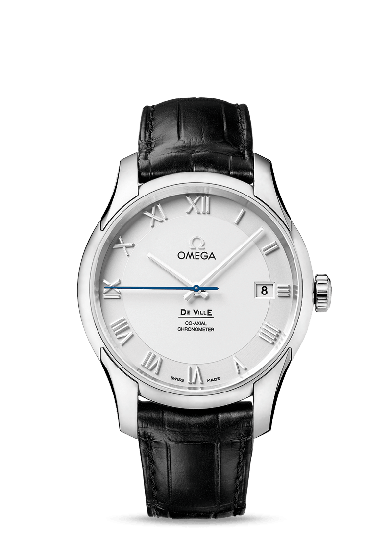 Omega 431.13.41.21.02.001 : De Ville Co-Axial 41 Stainless Steel / Silver