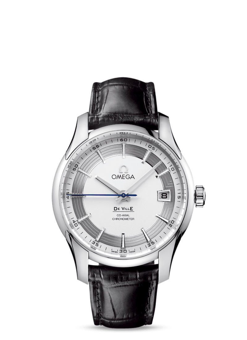 Omega 431.33.41.21.02.001 : De Ville Hour Vision Co-Axial Stainless Steel / Silver