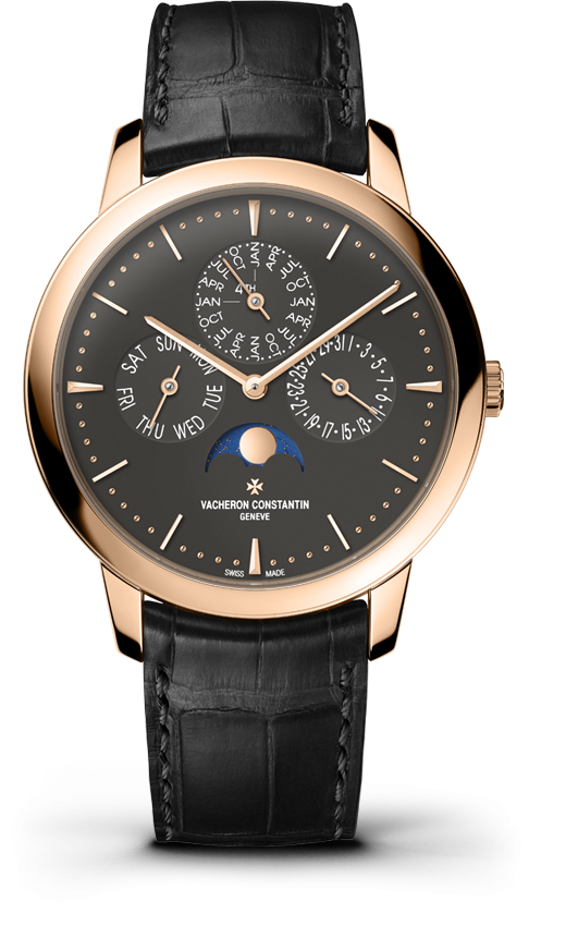 Vacheron Constantin 43175/000R-B343 : Patrimony Perpetual Calendar Pink Gold / Anthracite