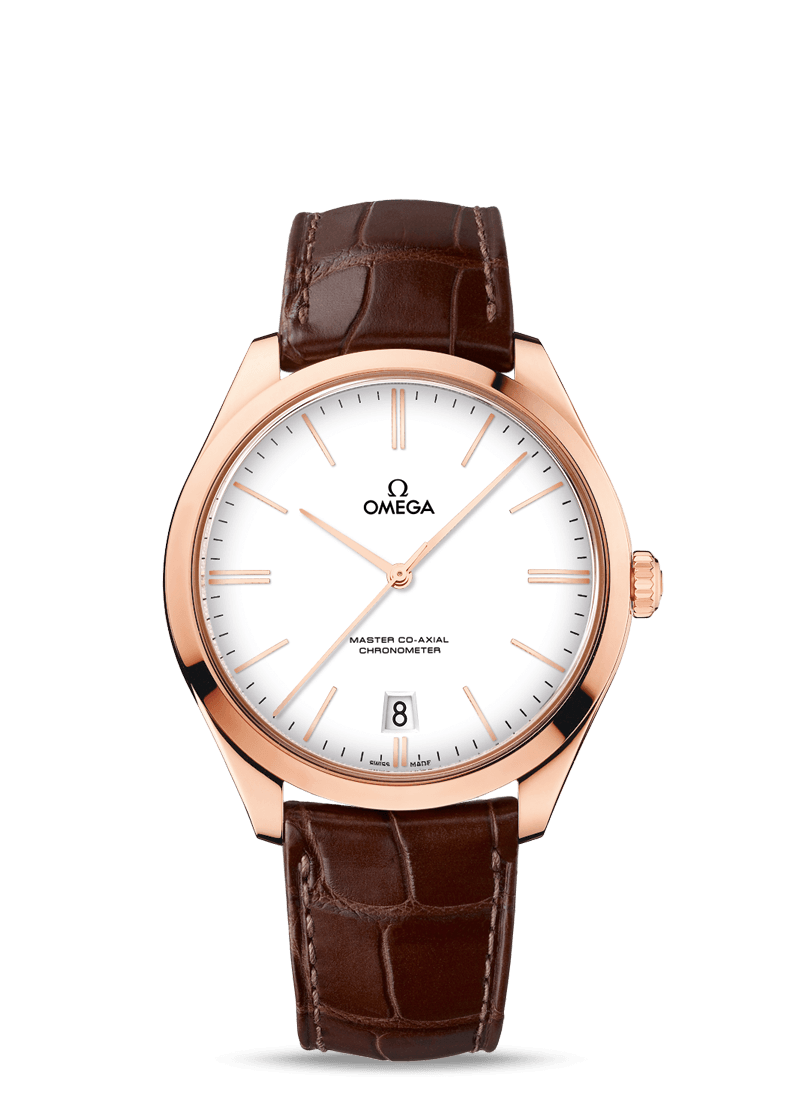 Omega 432.53.40.21.04.001 : De Ville Trésor Master Co-Axial Sedna Gold / White Enamel