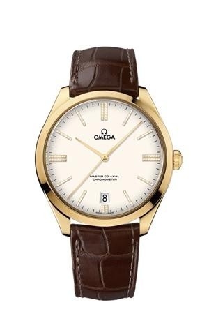 Omega 432.53.40.21.59.001 : De Ville Trésor Master Co-Axial Yellow Gold / Ivory Enamel Diamond