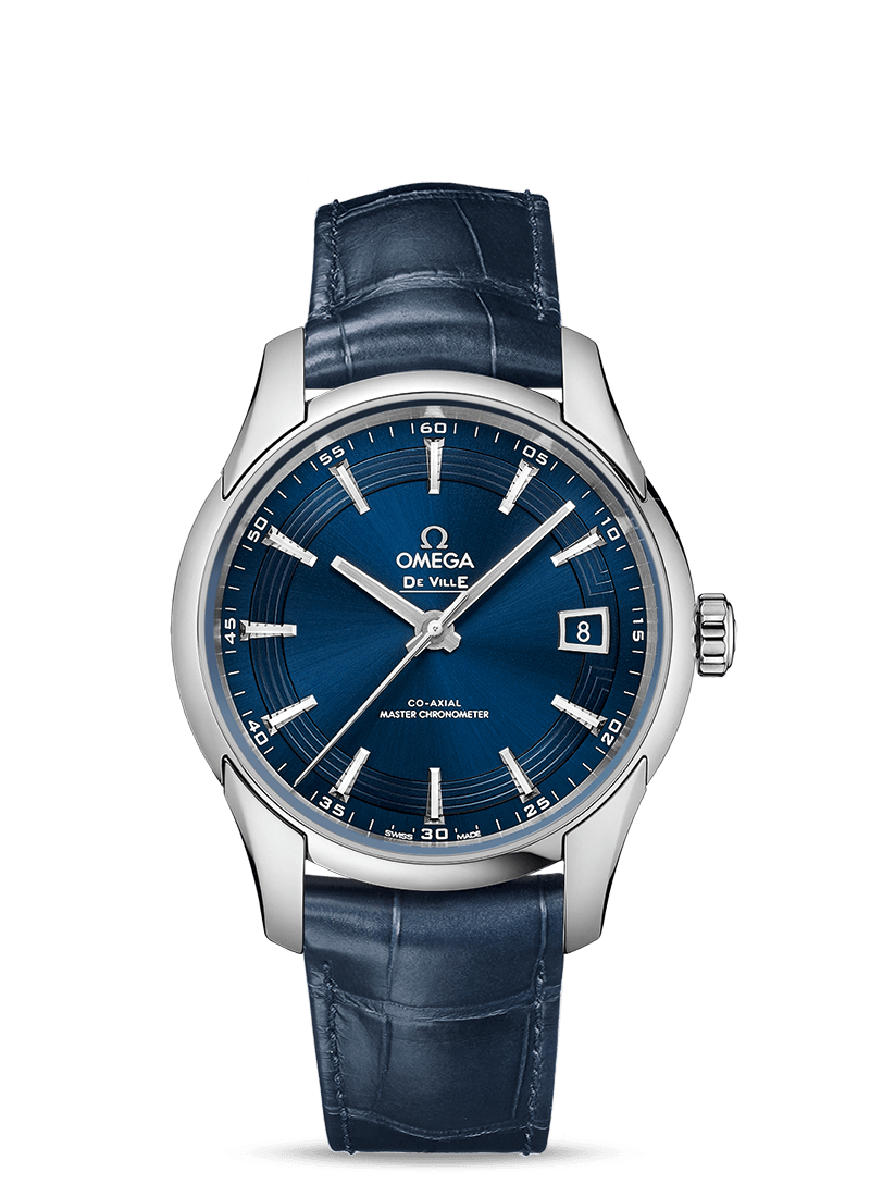 Omega 433.33.41.21.03.001 : De Ville Hour Vision Master Chronometer Stainless Steel / Blue