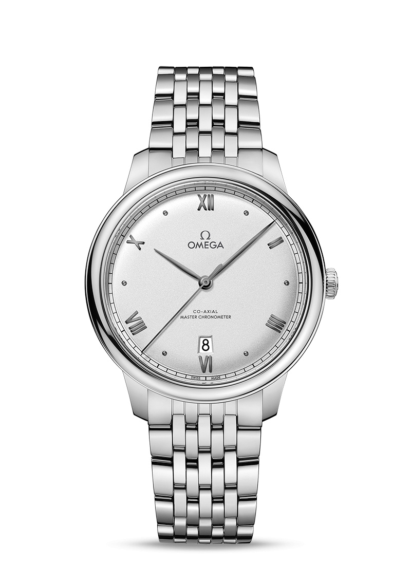 Omega 434.10.40.20.02.001 : De Ville Master Chronometer Stainless Steel / Silver / Bracelet