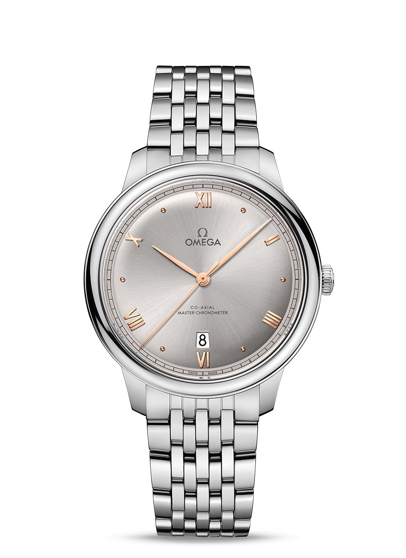 Omega 434.10.40.20.06.001 : De Ville Master Chronometer Stainless Steel / Silver / Bracelet
