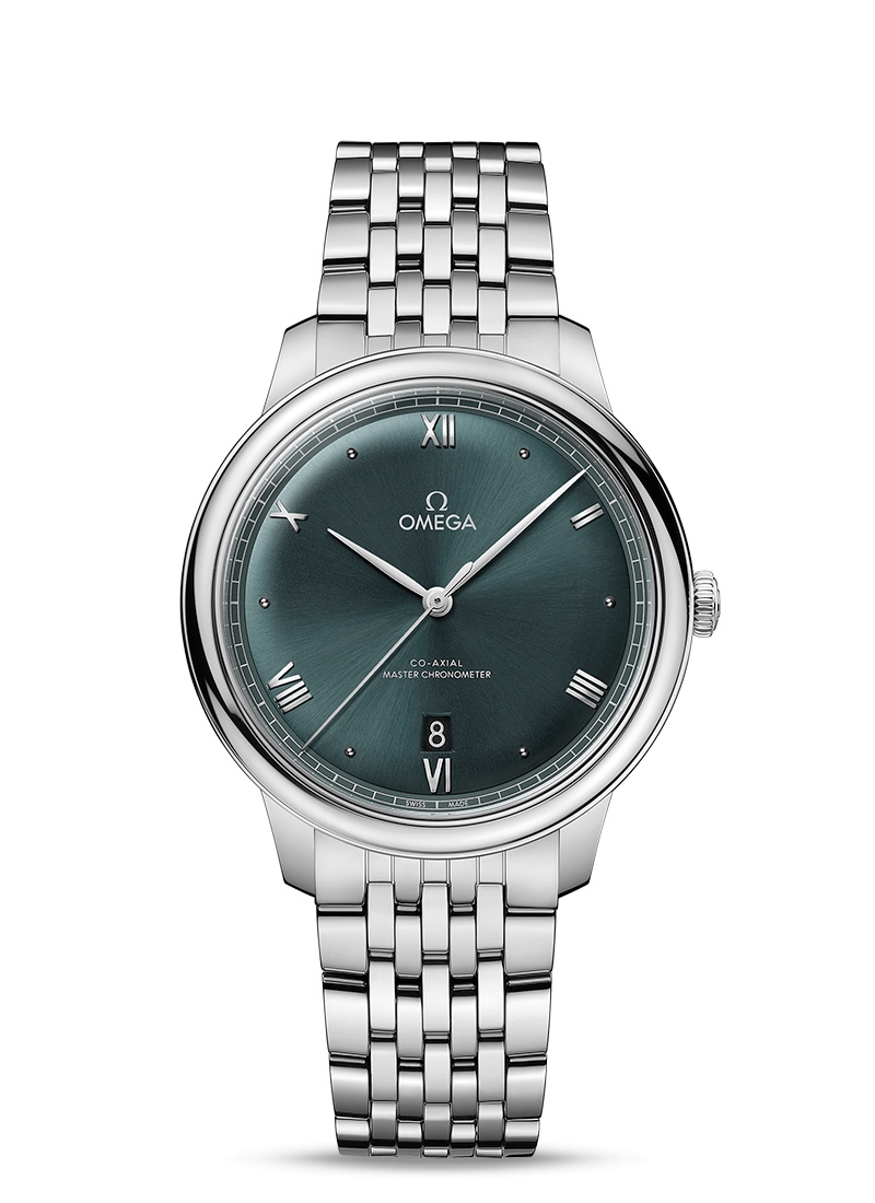 Omega 434.10.40.20.10.001 : De Ville Master Chronometer Stainless Steel / Grey / Bracelet