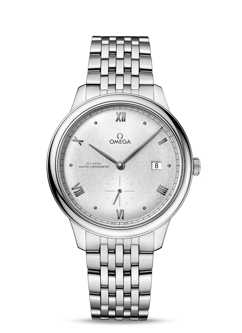 Omega 434.10.41.20.02.001 : De Ville Small Seconds Master Chronometer Stainless Steel / Silver / Bracelet