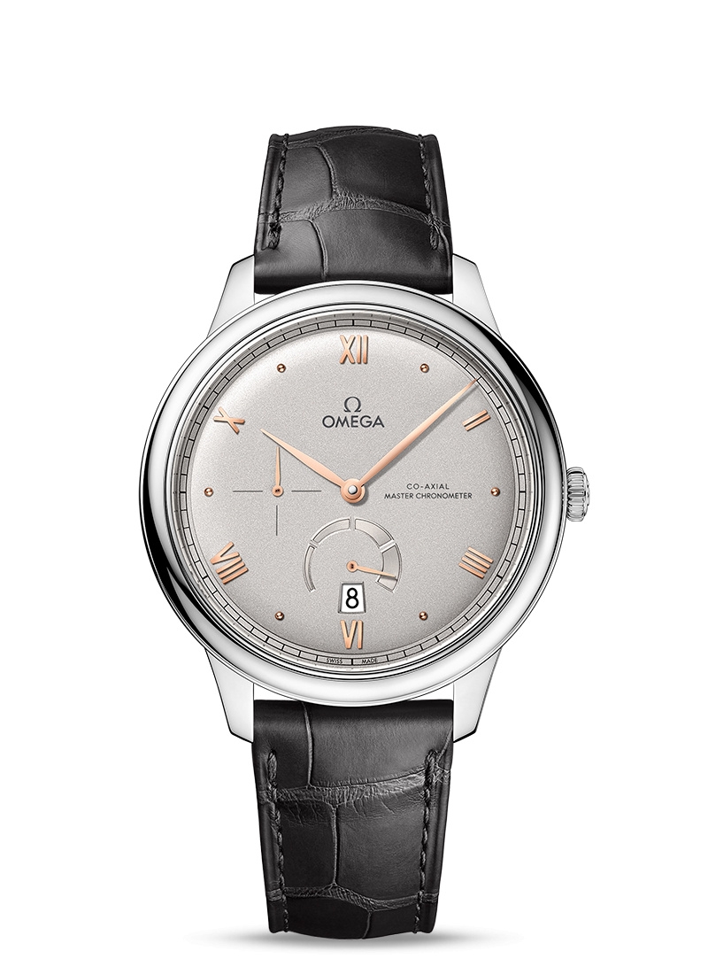 Omega 434.13.41.21.06.001 : De Ville Power Reserve Master Chronometer Stainless Steel / Silver