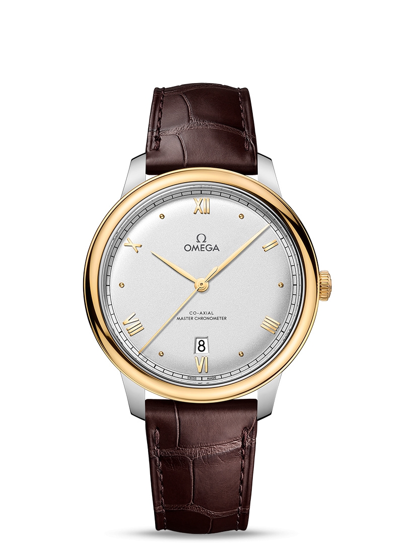 Omega 434.23.40.20.02.002 : De Ville Master Chronometer Stainless Steel - Yellow Gold / Silver