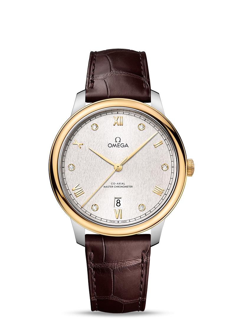 Omega 434.23.40.20.52.001 : De Ville Master Chronometer Stainless Steel - Yellow Gold / Silver - Diamond