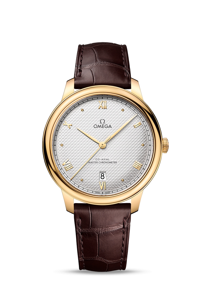 Omega 434.53.40.20.02.002 : De Ville Master Chronometer Yellow Gold / Silver