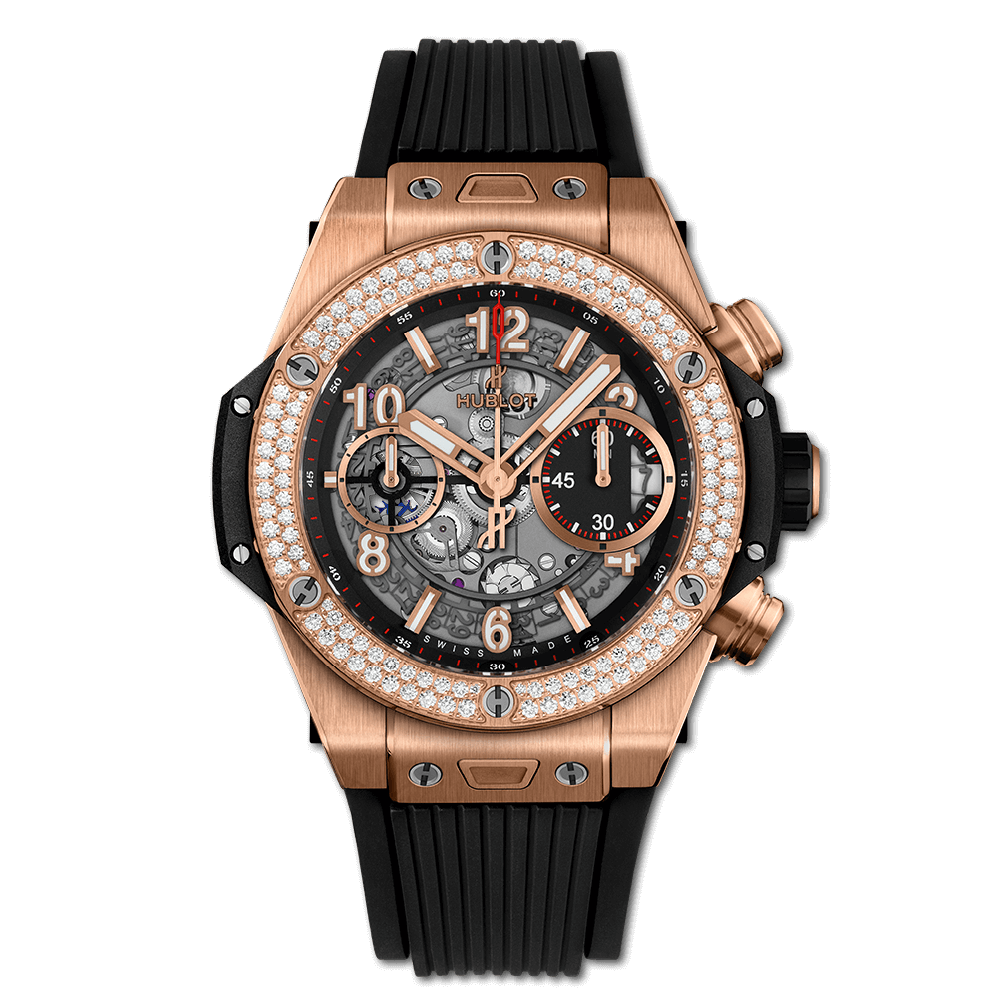 Hublot 441.OX.1180.RX.1104 : Big Bang Unico 42 King Gold / Diamond / Black