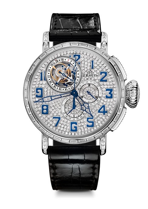 Zenith 45.2430.4035/79.C714 : Pilot Type 20 Tourbillon Diamond