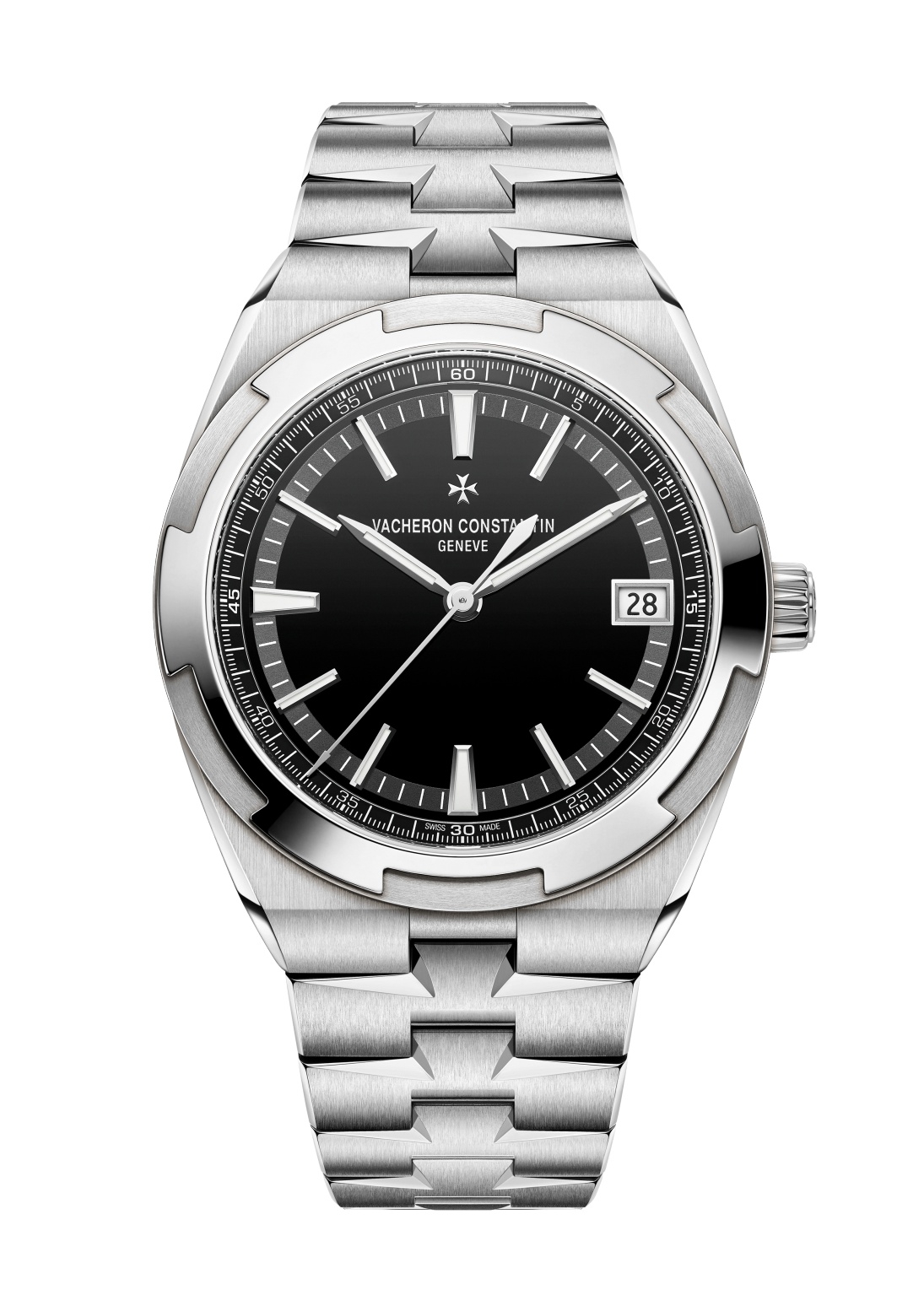 Vacheron Constantin 4520V/210A-B483 : Overseas Date Stainless Steel / Black