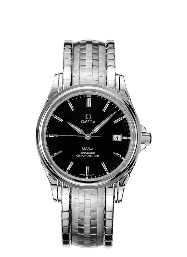 Omega 4531.50.00 : De Ville Co-Axial 37.5 Stainless Steel / Black / Bracelet