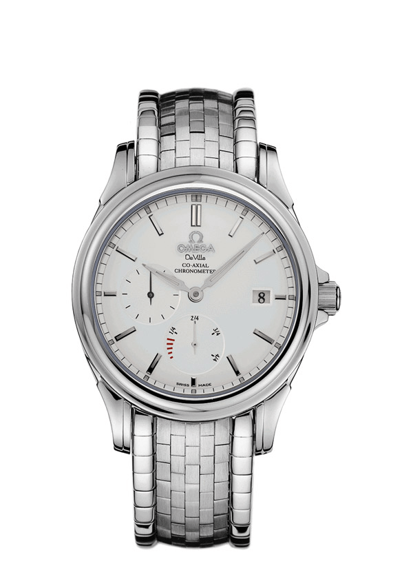Omega 4532.31.00 : De Ville Prestige Co-Axial 38.7 Power Reserve Stainless Steel / Silver / Bracelet