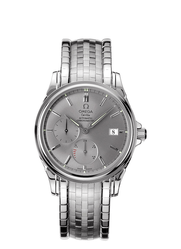 Omega 4532.40.00 : De Ville Prestige Co-Axial 38.7 Power Reserve Stainless Steel / Grey / Bracelet