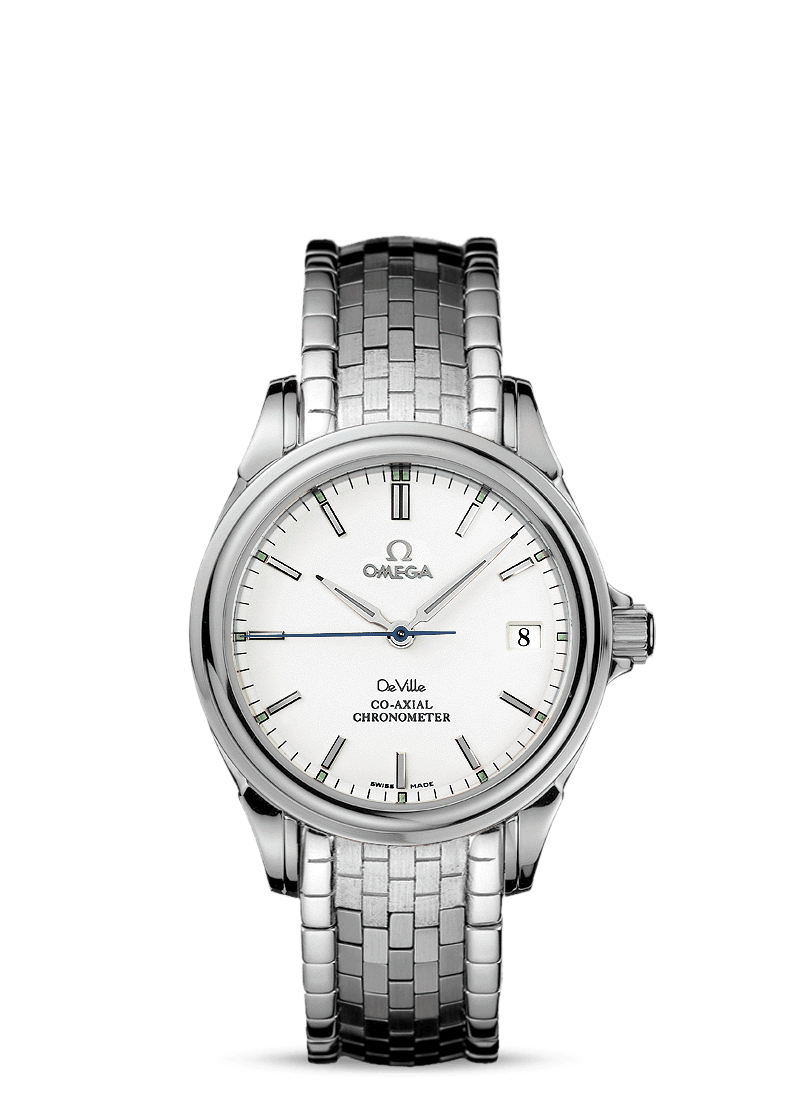 Omega 4561.31.00 : De Ville Co-Axial 35 Stainless Steel / Silver / Bracelet