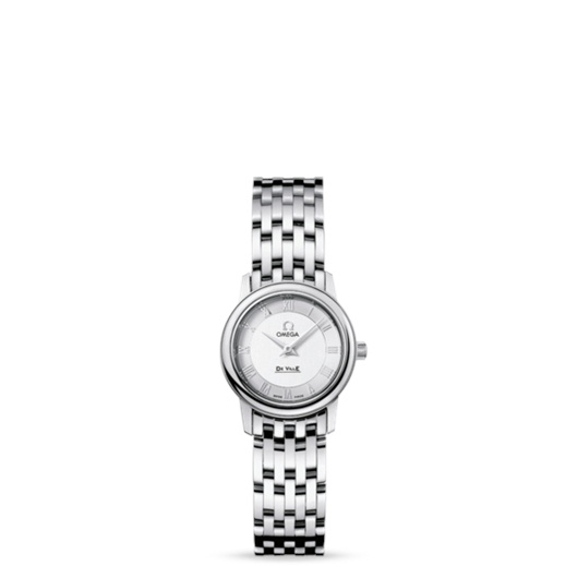 Omega 4570.33.00 : De Ville Prestige Quartz 22 Stainless Steel / Silver / Bracelet