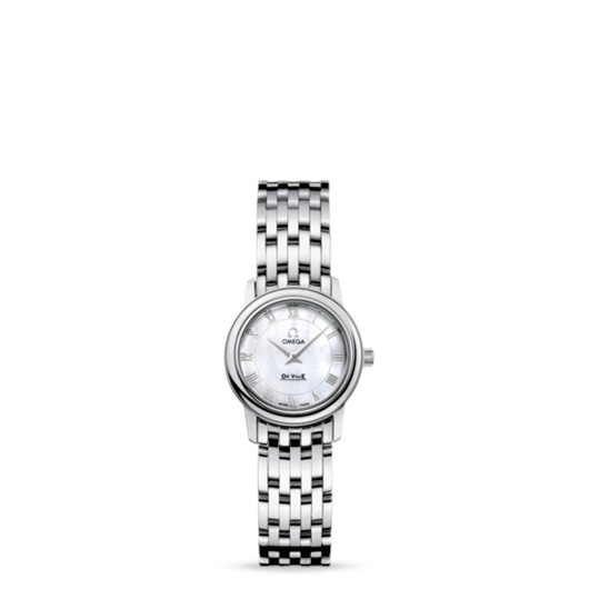 Omega 4570.71.00 : De Ville Prestige Quartz 22 Stainless Steel / MOP / Bracelet