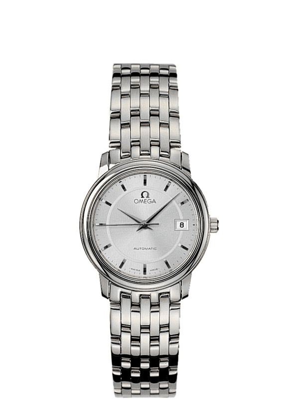 Omega 4590.31.00 : De Ville Prestige Automatic 27 Stainless Steel / Silver / Bracelet