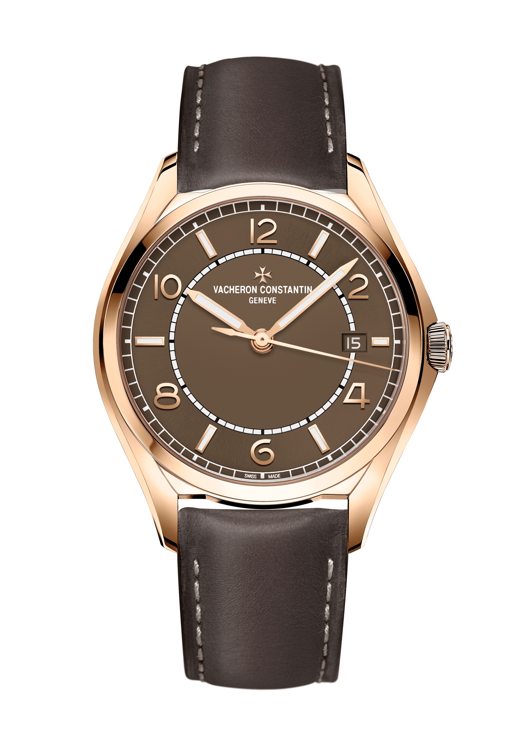 Vacheron Constantin 4600E/000R-B576 : FiftySix Self-Winding Pink Gold / Brown