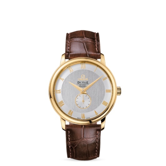 Omega 4613.30.02 : De Ville Prestige Co-Axial 39 Small Seconds Yellow Gold / Silver