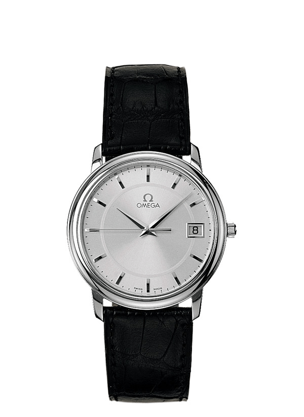 Omega 4810.31.01 : De Ville Prestige Quartz 34.4 Stainless Steel / Silver