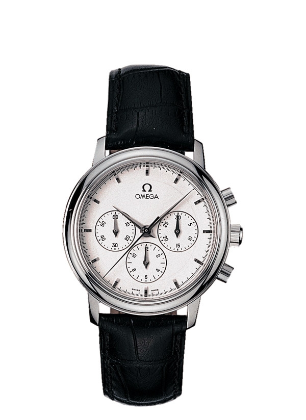 Omega 4840.21.00 : De Ville Prestige Chronograph Stainless Steel / Silver