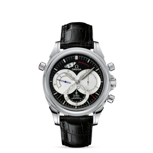 Omega 4847.50.31 : De Ville Co-Axial 41 Chronoscope Rattrapante Stainless Steel / Black