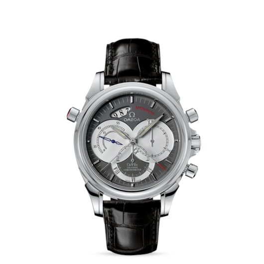 Omega 4848.40.31 : De Ville Co-Axial 41 Chronoscope Rattrapante Stainless Steel / Grey