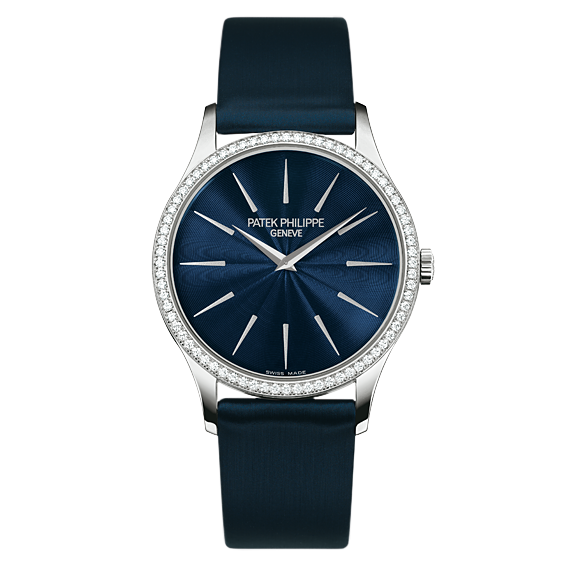 Patek Philippe 4897G-001 : Calatrava 4897 White Gold / Night Blue