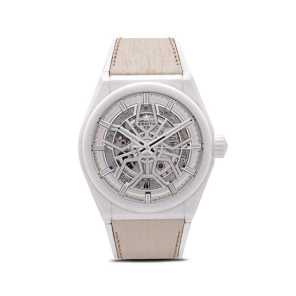 Zenith 49.9002.670/01.R794 : Defy Classic 41mm White Ceramic / Farfetch
