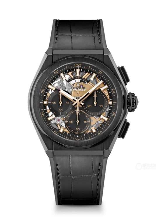 Zenith 49.9011.9004/18.R582 : Defy El Primero 21 Black Ceramic / Skeleton / Bracelet