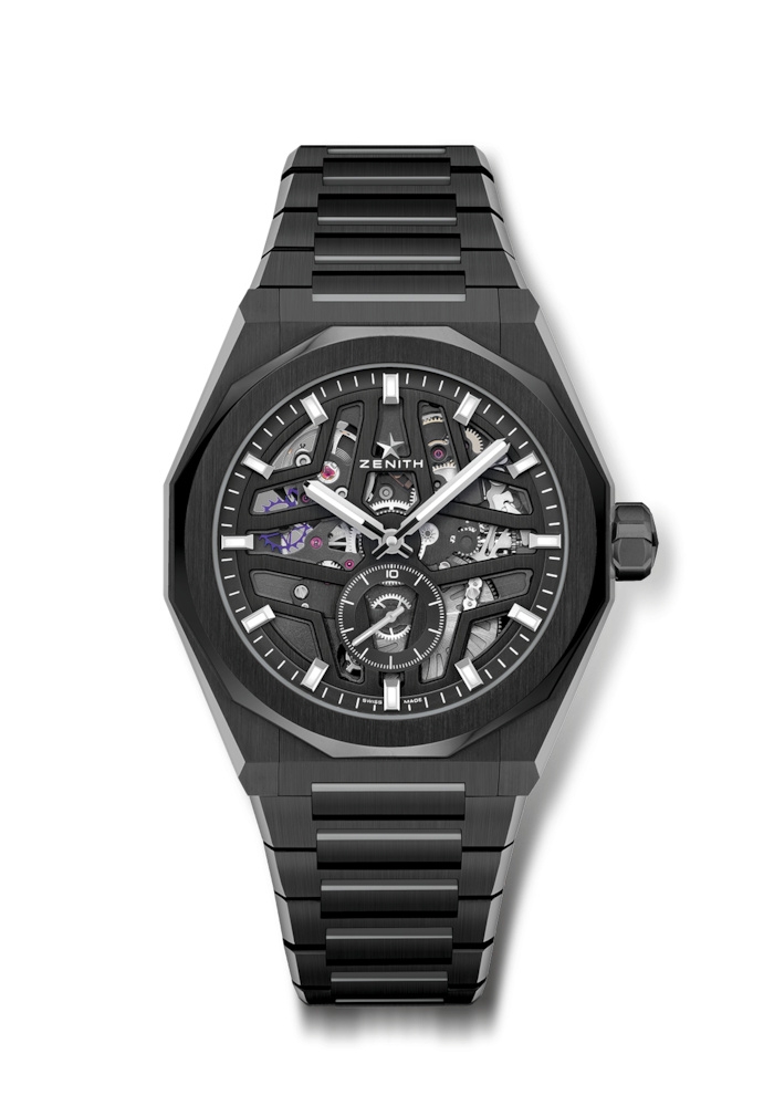 Zenith 49.9300.3620/78.I001 : Defy Skyline Skeleton Black Ceramic / Black