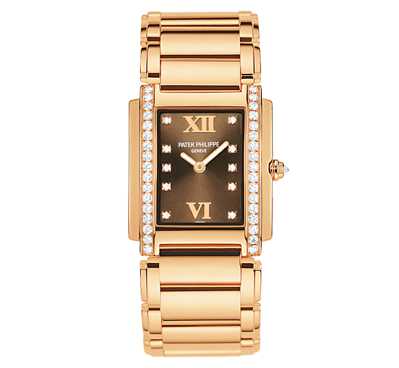 Patek Philippe 4910/11R-010 : Twenty~4 4910 Rose Gold / Brown