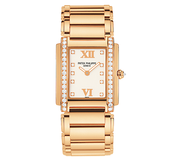 Patek Philippe 4910/11R-011 : Twenty~4 4910 Rose Gold / White