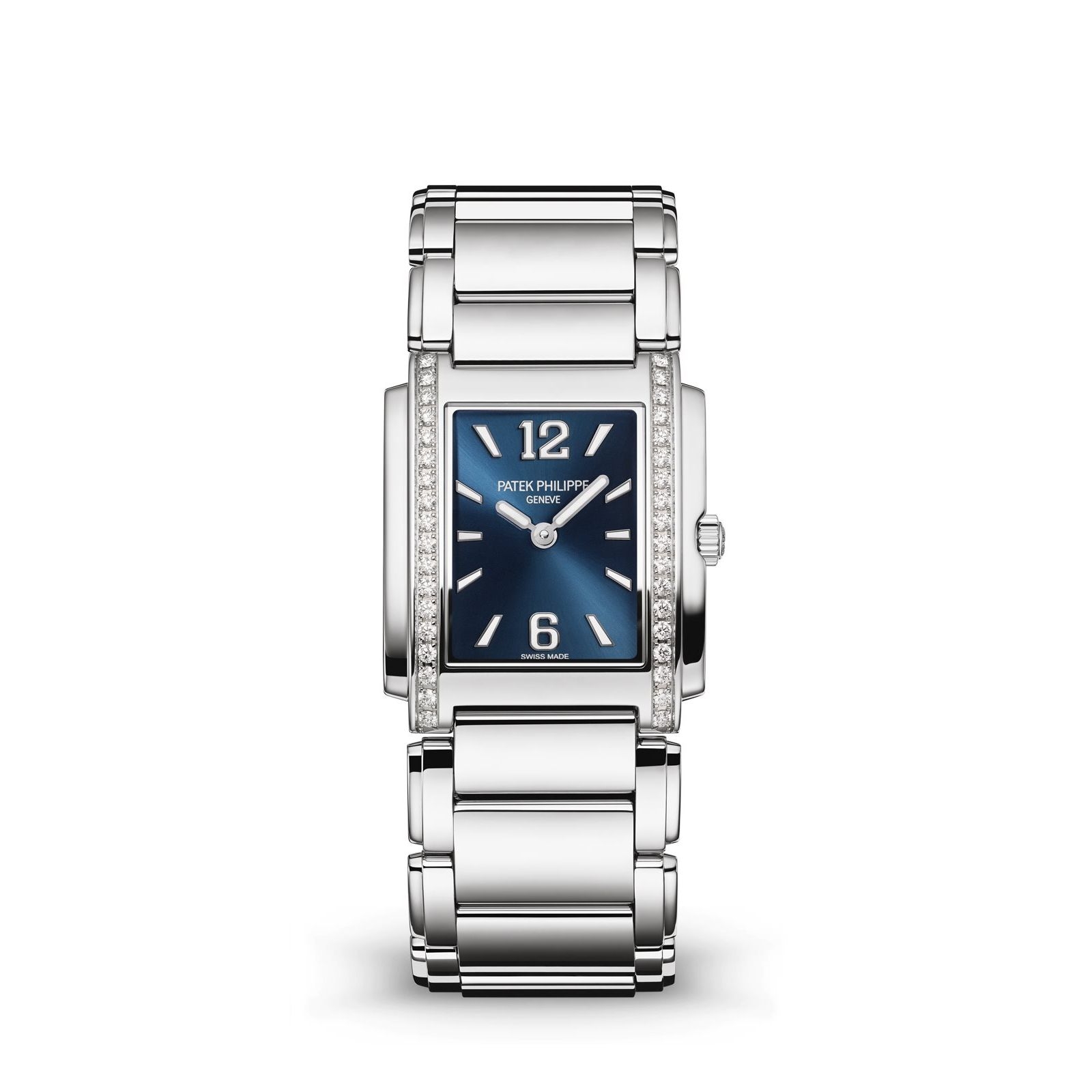Patek Philippe 4910/1200A-001 : Twenty~4 Manchette Stainless Steel / Blue
