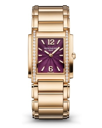 Patek Philippe 4910/1201R-010 : Twenty~4 Manchette Rose Gold / Purple