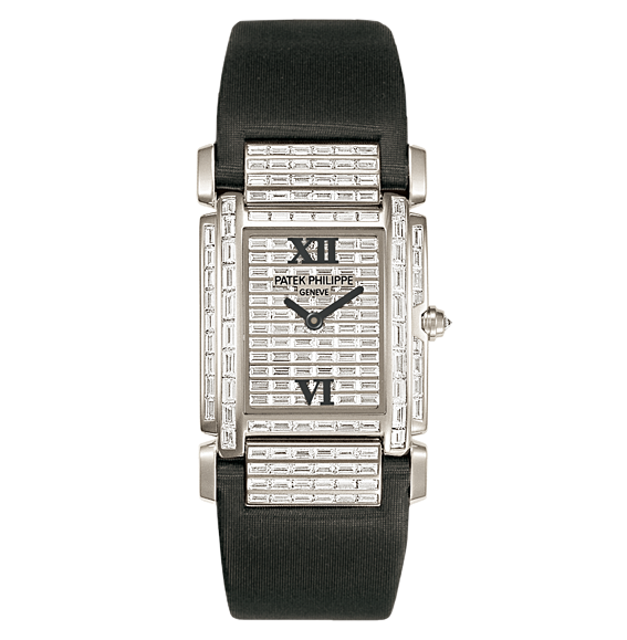 Patek Philippe 4911G-001 : Twenty~4 4911 White Gold Baguette