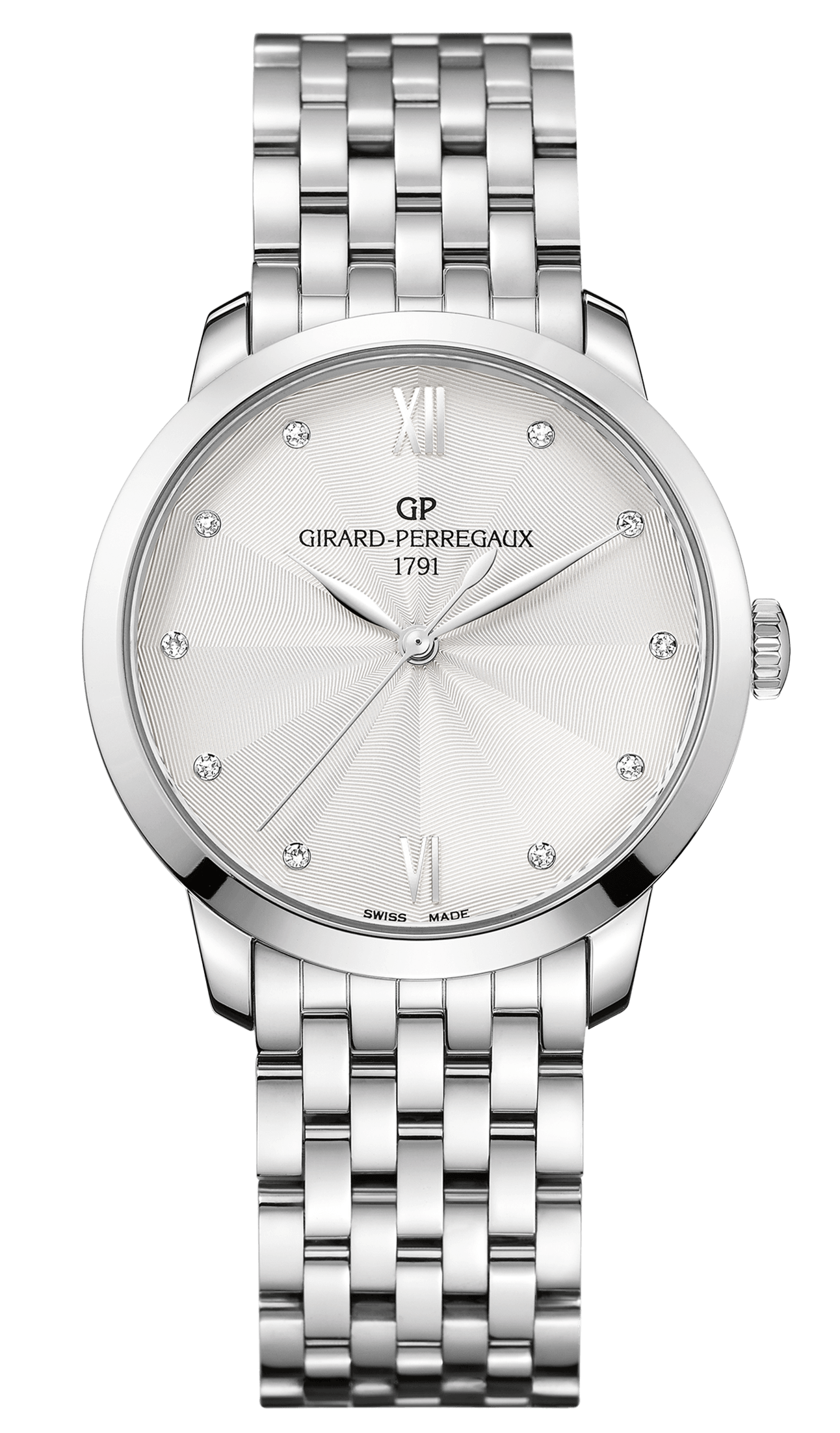Girard-Perregaux 49523-11-171-11A : 1966 36mm Stainless Steel / Silver / Bracelet