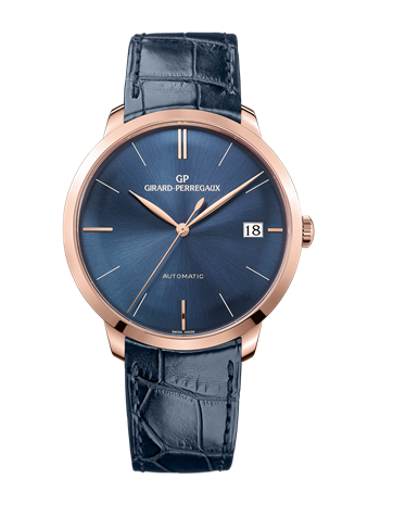 Girard-Perregaux 49527-52-431-BB4A  : 1966 41 Pink Gold / Blue