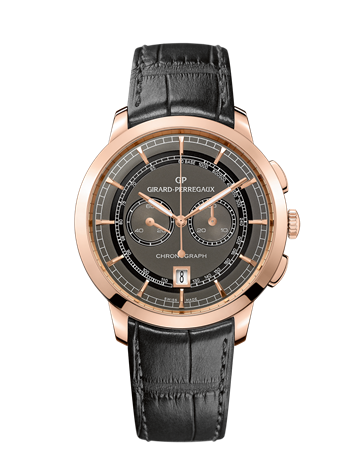 Girard-Perregaux 49529-52-231-BA6A  : 1966 Chronograph Pink Gold Grey