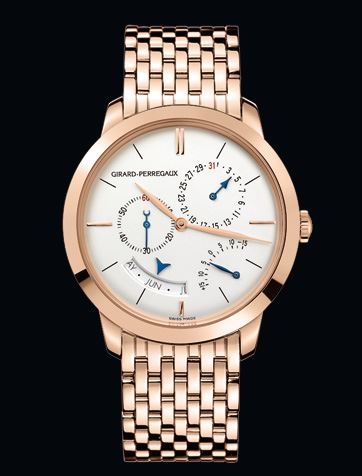 Girard-Perregaux 49538-52-131-52A  : 1966 Annual Calendar Equation of Time Pink Gold Bracelet