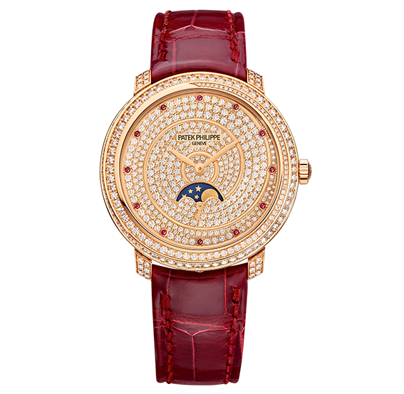 Patek Philippe 4968/400R-001 : Moonphase 4968 Rose Gold / Diamond Spiral