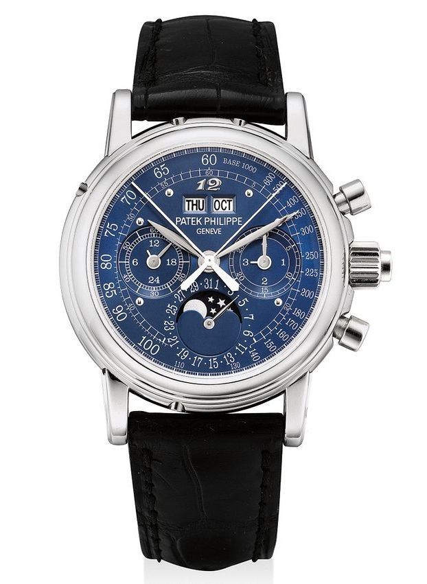 Patek Philippe 5004P-064 : Perpetual Calendar Split Seconds Chronograph 5004P Blue Eric Clapton