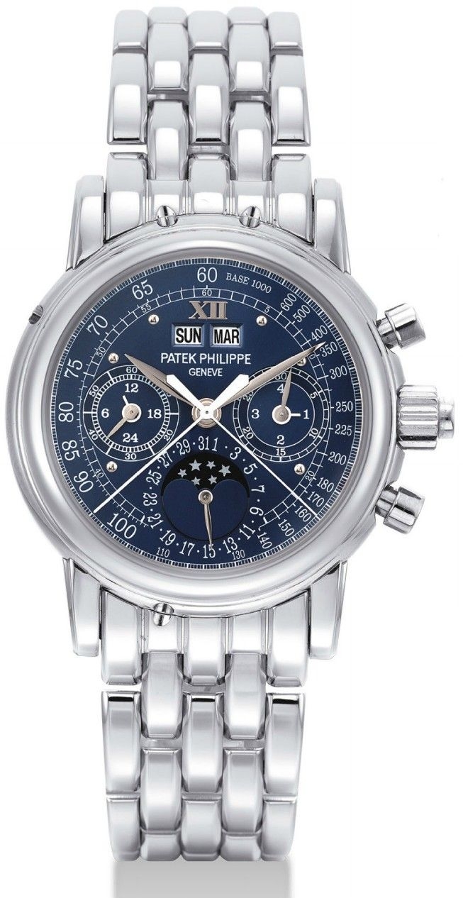 Patek Philippe 5004P_Roman : Perpetual Calendar Split Seconds Chronograph 5004