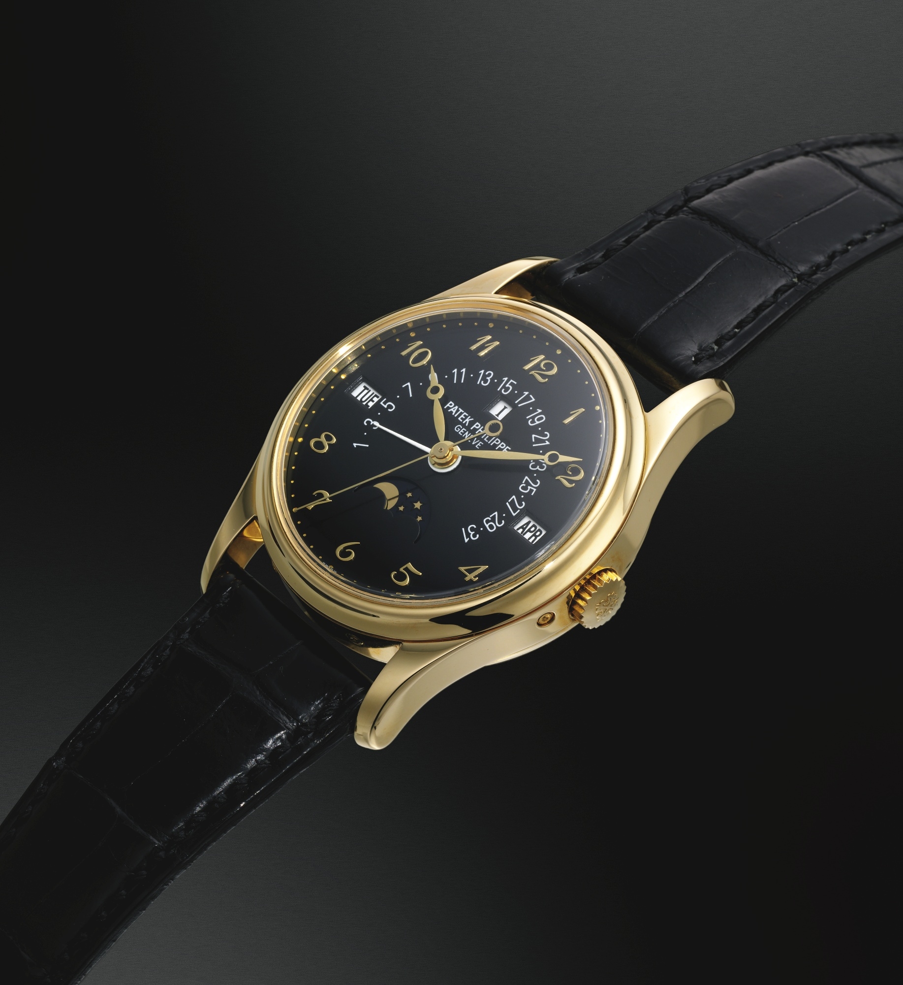 Patek Philippe 5050J-024 : Perpetual Calendar 5050 Yellow Gold / Black Breguet