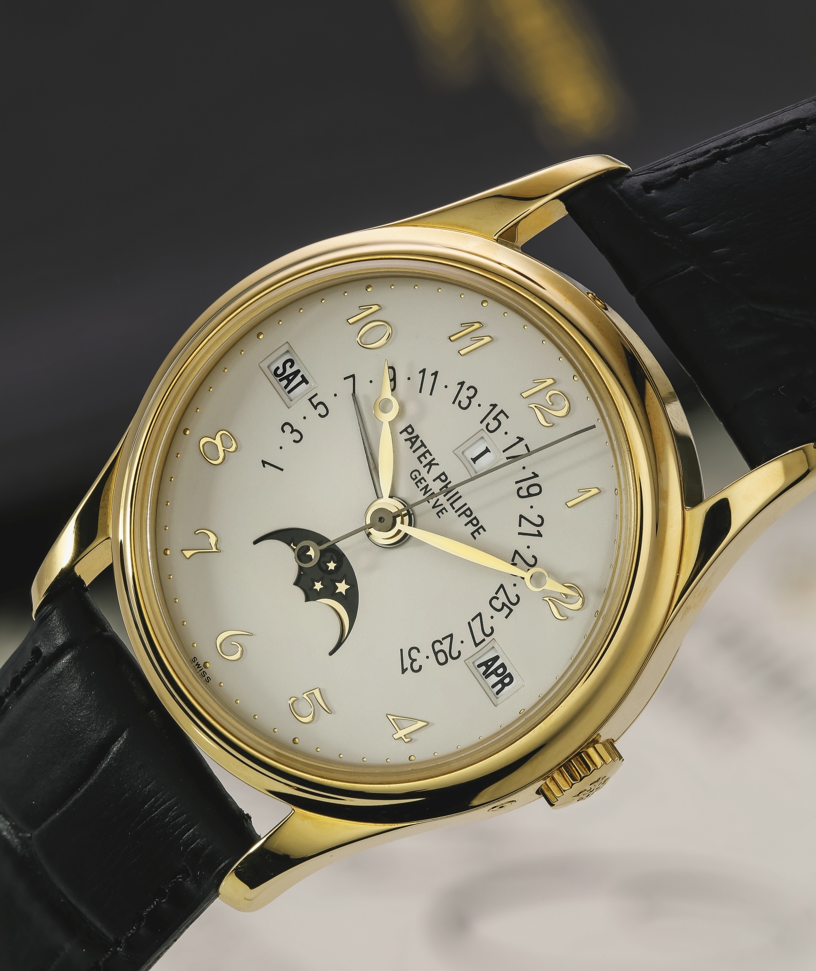 Patek Philippe 5050J-025 : Perpetual Calendar 5050 Yellow Gold / Silver Breguet