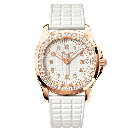 Patek Philippe 5068R-010 : Aquanaut 5068 Rose Gold / White